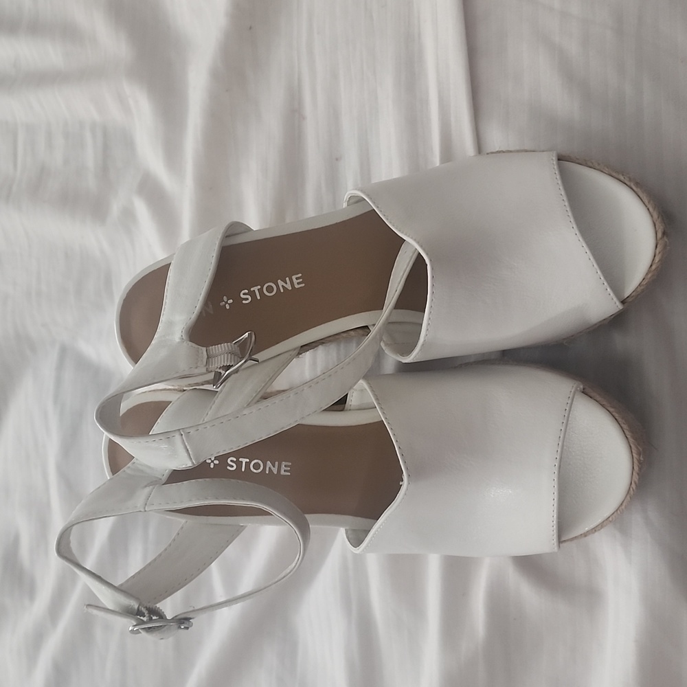 Sun &Stone white shoes